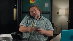 Jack Black in a promo for 'Saturday Night Live.'