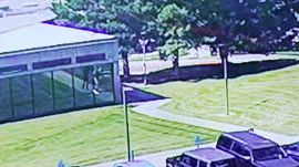FBI releases new video of the person of interest leaving the scene of the Utah Valley University after the shooting of Charlie Kirk on Wednesday. Video was shown during a press conference held on Thursday.