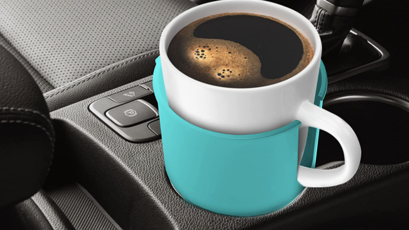 NextImg:Spilled coffee is a thing of the past with this car cup holder expander, on sale at Amazon | CNN Underscored