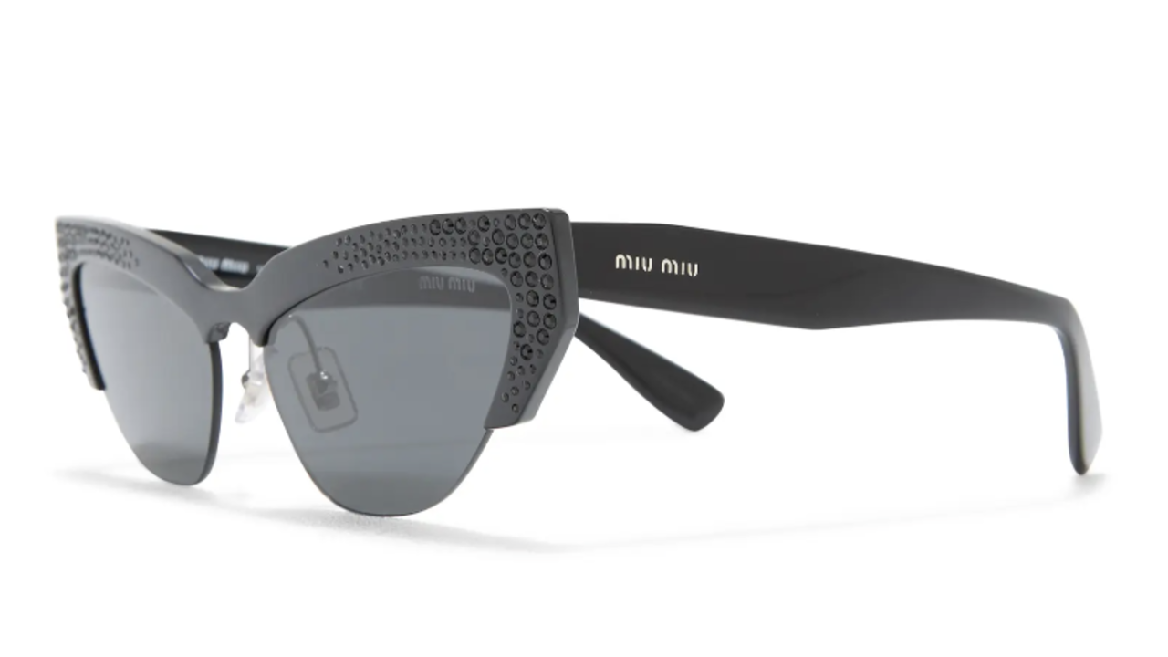 Miu Miu Modern Cat Eye Sunglasses 59mm