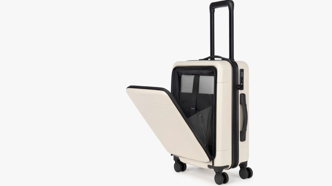 Calpak Hue Front Pocket Carry-On Luggage