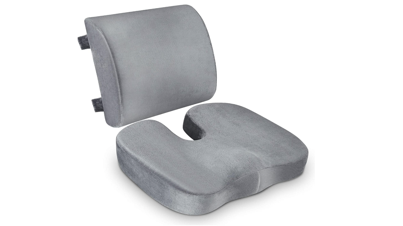 Qutool Seat Cushion & Lumbar Support Pillow
