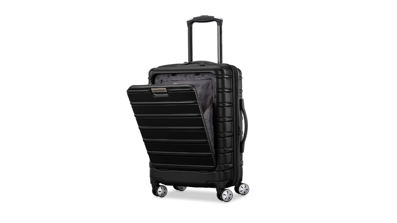 A photo of the Samsonite Omni Pro 2 carry-on luggage