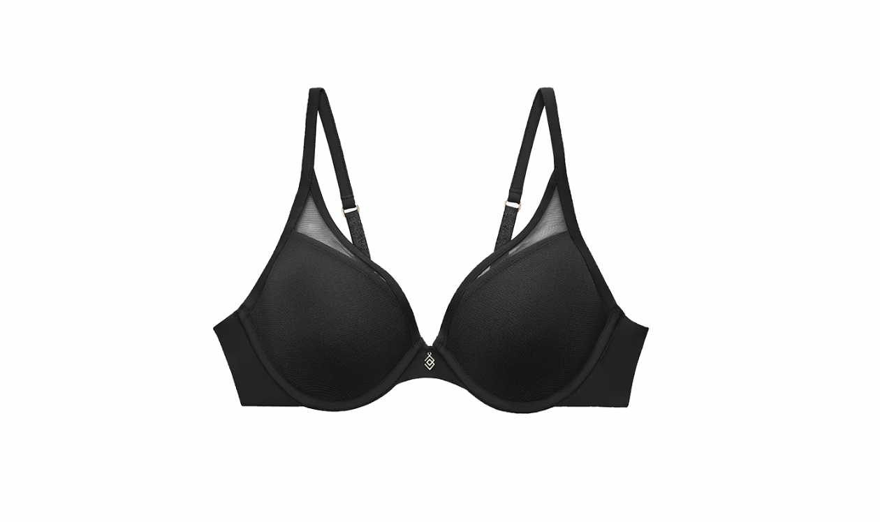 ThirdLove Push Up Plunge Bra for Women, Comfortable and Supportive Black at   Women's Clothing store