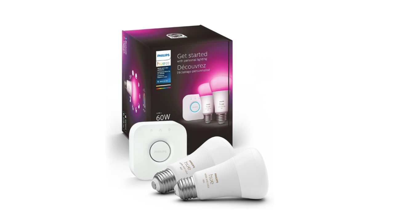 Philips Hue White and Color Ambiance Smart Light Starter Kit