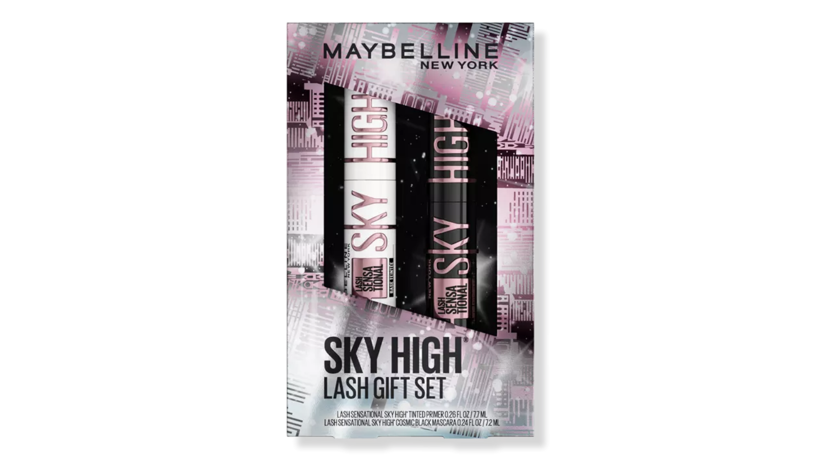  Maybelline New York Lash Sensational Sky High Mascara, Limited  Edition Holiday Make Up, Lengthening & Volumizing, Very Black, 0.24 Fl Oz :  Beauty & Personal Care