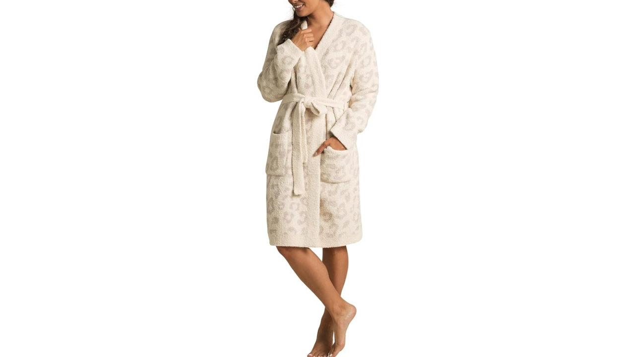 Mrat Robes Womens Plush Soft Robe Ladies Winter Warm Nightgown