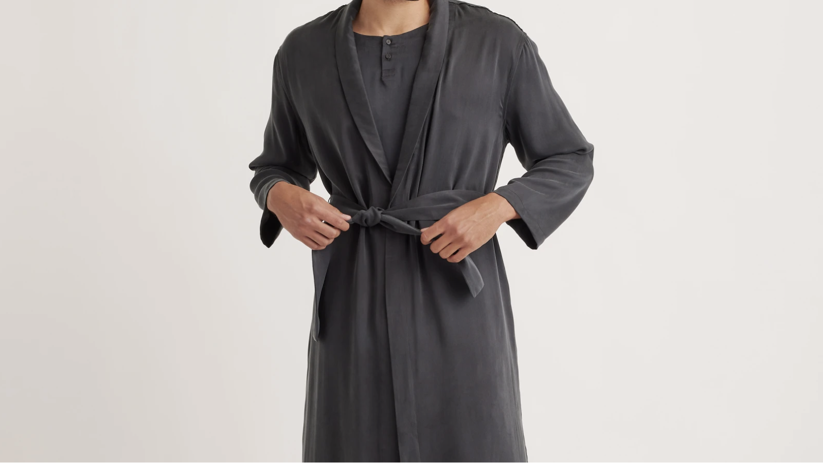 What is Can Be Worn Outside Foreign Trade Bathrobe Manufacturers New  Bathrobe Bathrobe European and American Style Ladies Home Clothes Ice Silk  Satin Nightgown Female