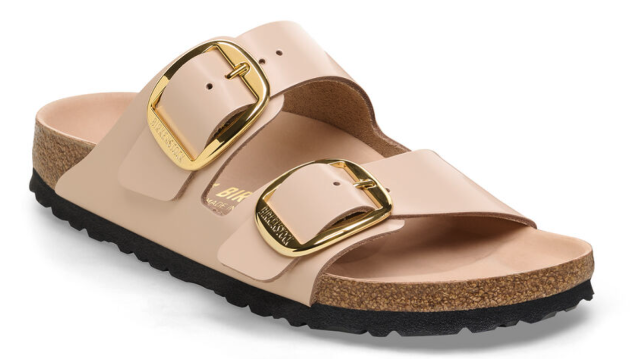Birkenstock Arizona Big Buckle Sandal in New Beige