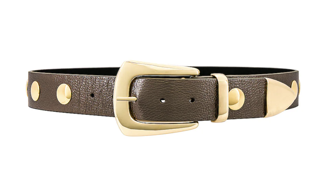 B-Low the Belt Jordana Mini Moto Metallic Belt