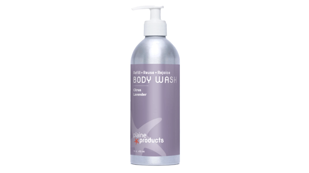 Plaine Products Returnable, Refillable Body Wash