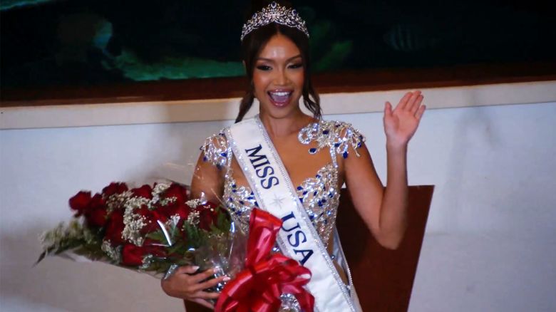 Savannah Gankiewicz coronated as new Miss USA on Wednesday, May 15 in the Waikiki neighborhood of Honolulu, Hawaii.