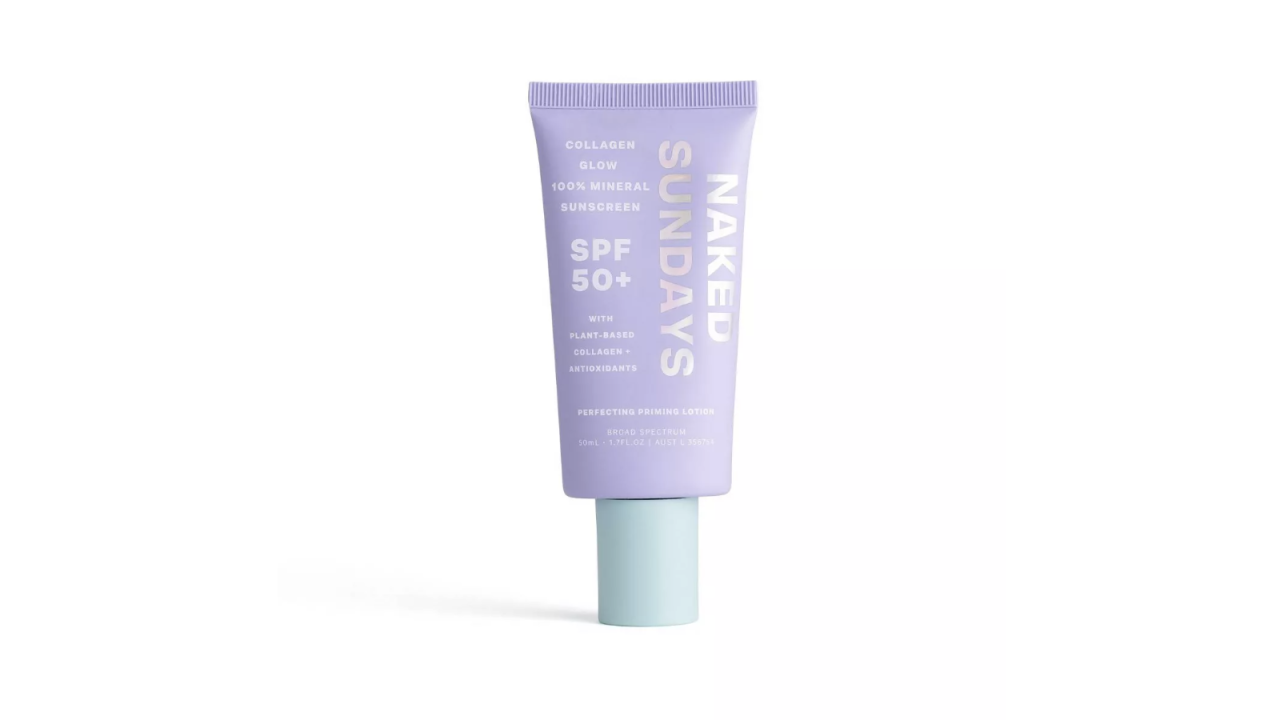 Naked Sundays Collagen Glow 100% Mineral Perfecting Priming Lotion