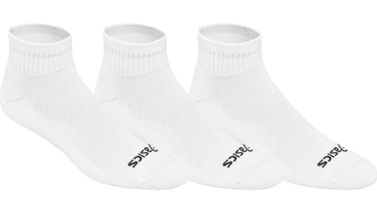 Asics Cushion Quarter Running Socks