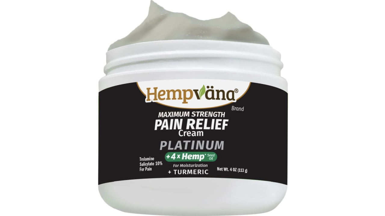 Hempvana Platinum Pain Relief Cream
