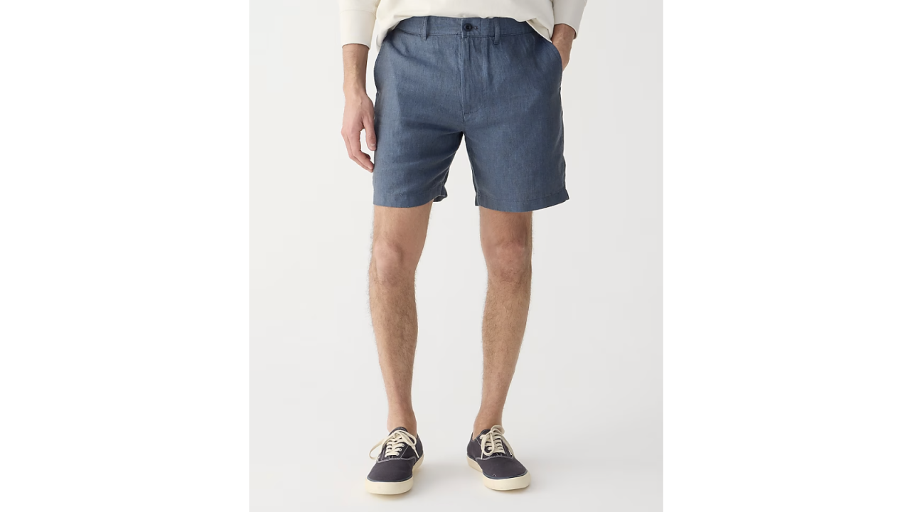 J.Crew 7-Inch linen short