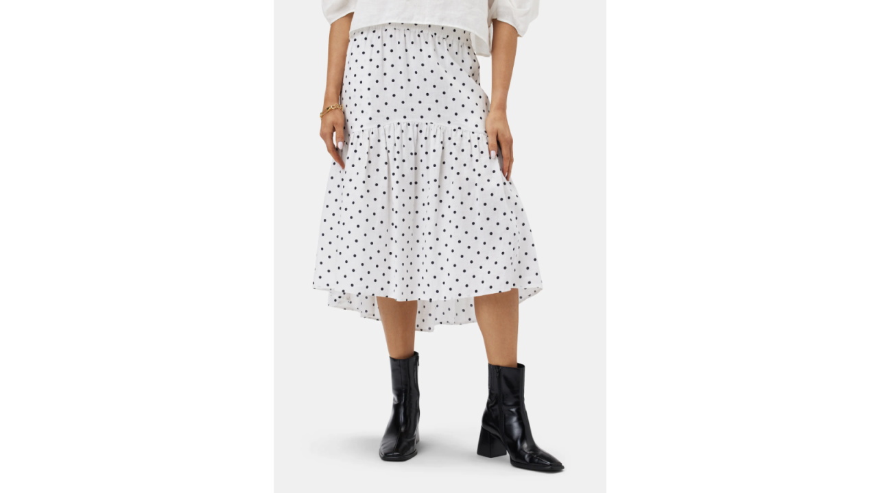 Lilly Pilly Lola Organic Linen Skirt