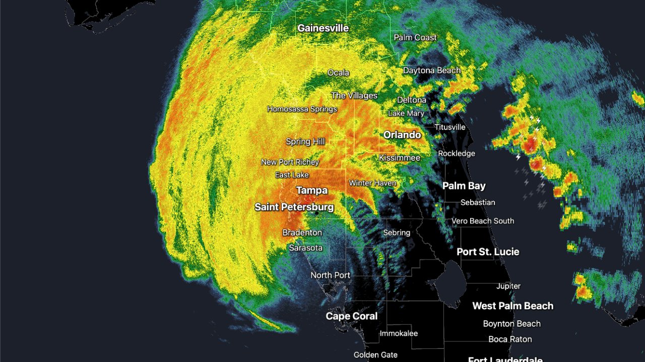 Hurricane Milton makes landfall around 8:30 p.m. ET Wednesday in Florida.