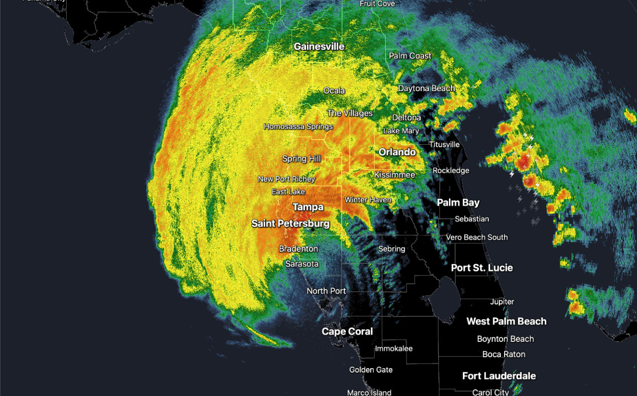 Hurricane Milton makes landfall around 8:30 p.m. ET Wednesday in Florida.