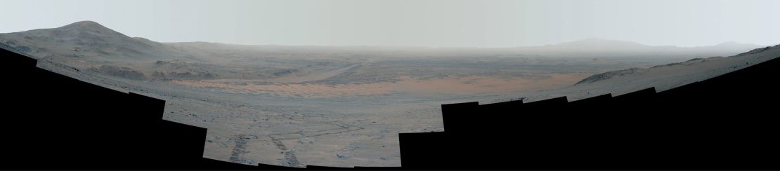 This enhanced-color mosaic, taken on September 27 by Perseverance, illustrates how far the rover has come since landing in Jezero Crater in February 2021.