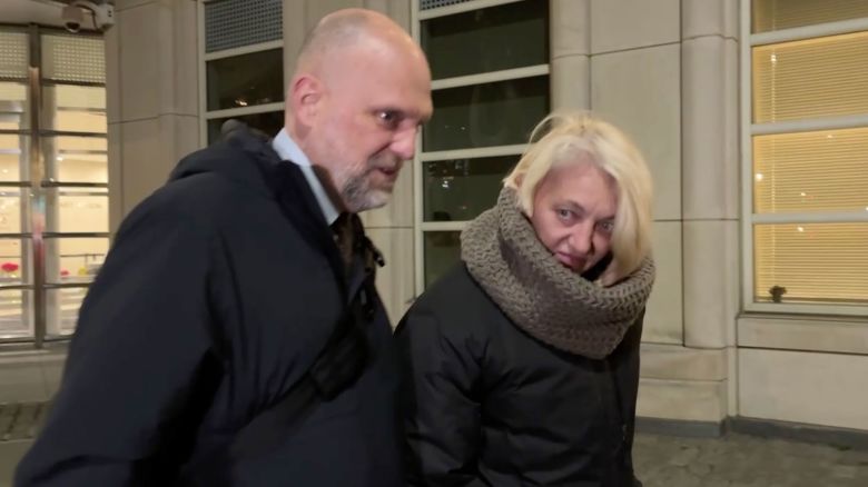 Svetlana Dali leaves a federal hearing in New York on December 6, 2024.