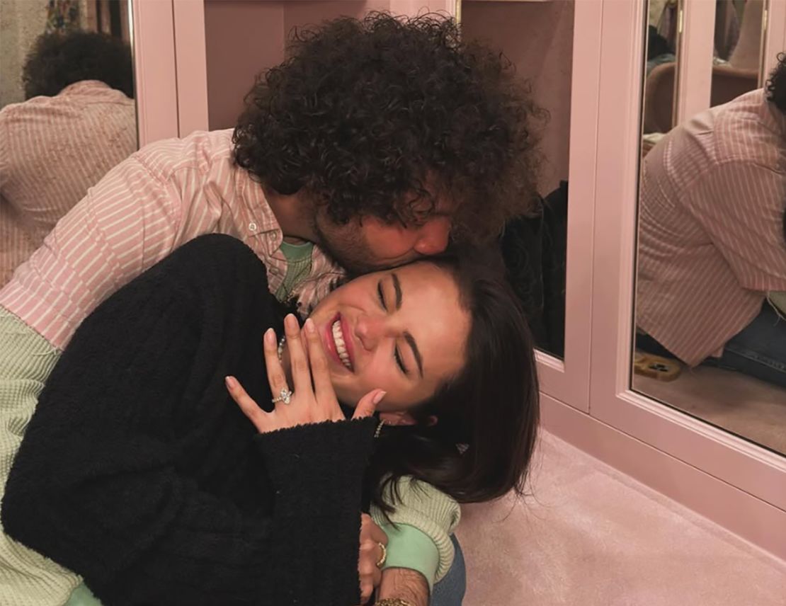 Selena Gomez announced her engagement on Instagram on Wednesday evening.