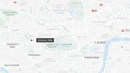 The house is situated on Ladbroke Road, London.