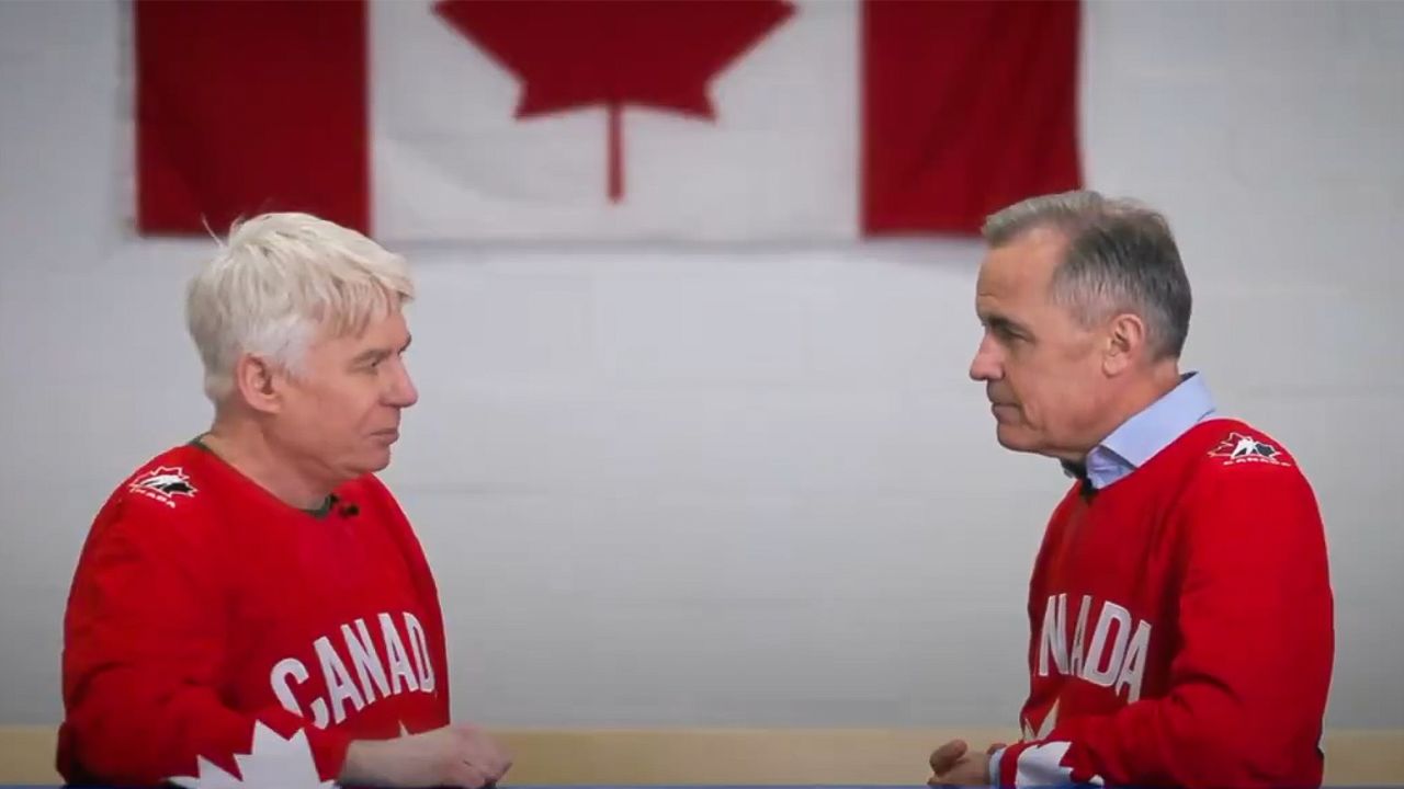 Mike Myers joins Canada PM Mark Carney.