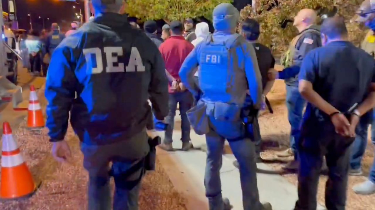DEA Rocky Mountain shared more videos on social media of an overnight raid at an underground nightclub in Colorado Springs, Colorado, on April 27, 2025.
