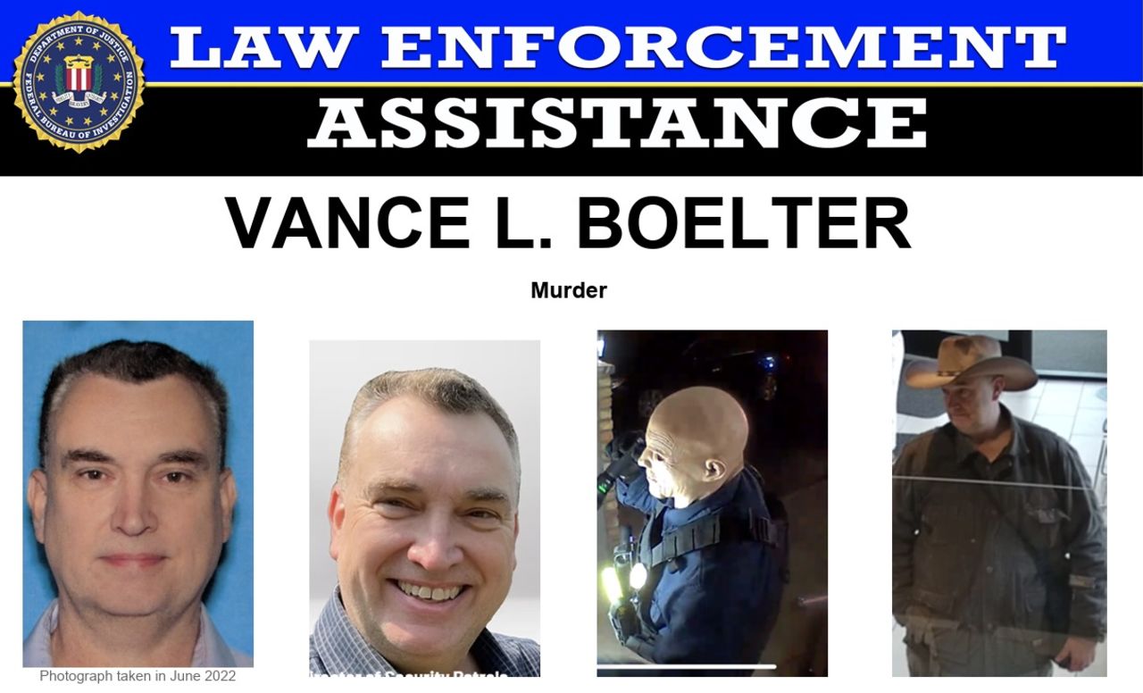 The FBI is offering a reward of up to $50,000 for information leading to the arrest and conviction of Vance Boelter.