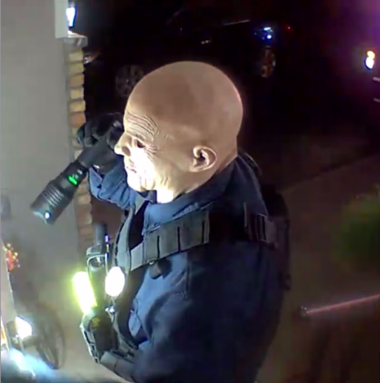 An image of the suspect released by the FBI appears to show him wearing a face mask.