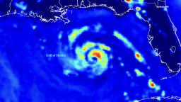 An SSMI image of Hurricane Ida in August 2021.
