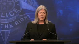 Victoria Police Acting Commander Janet Stevenson addresses media about the childcare worker's arrest on Tuesday, July 1.