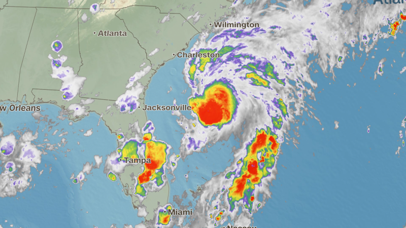Tropical Depression Three forms off the Southeast Coast