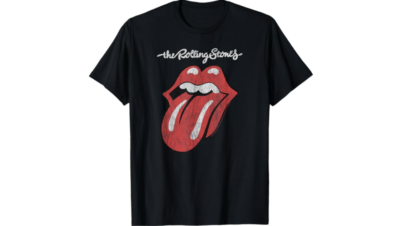 The Rolling Stones Official Script Tongue T-Shirt