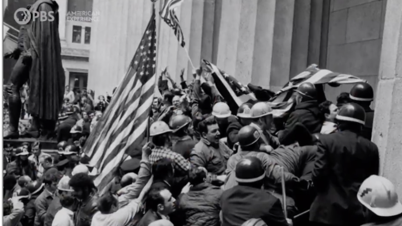 In 1970, a riot broke out between construction workers and anti-war protestors. What happened next changed history