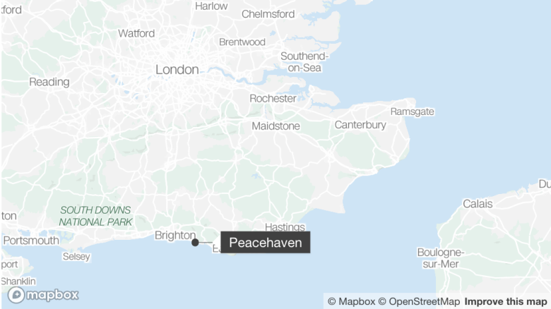 A map of Peacehaven