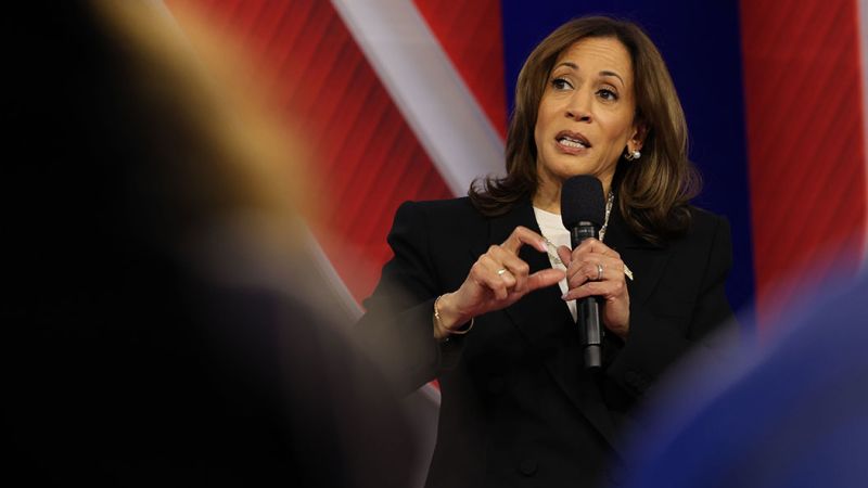 NextImg:Takeaways from Kamala Harris’ CNN town hall | CNN Politics