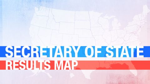 Live secretary of state map and results