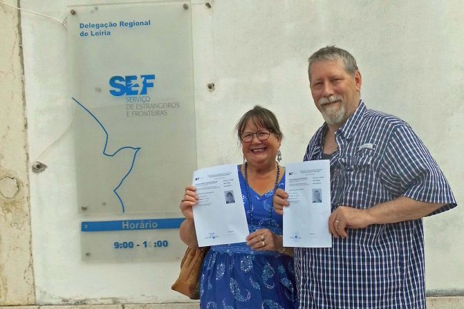 <strong>Big move:</strong> Once their visa had been approved and border restrictions lifted, the couple moved to Marinha Grande, which has a population of just under 40,000, in January 2022.