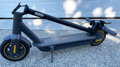 An electric scooter folds into a compact, easy to carry package that takes up less room than even most small folding bicycles, making it a good option for commutes that also involve public transportation. And they're easy to store at your destination.