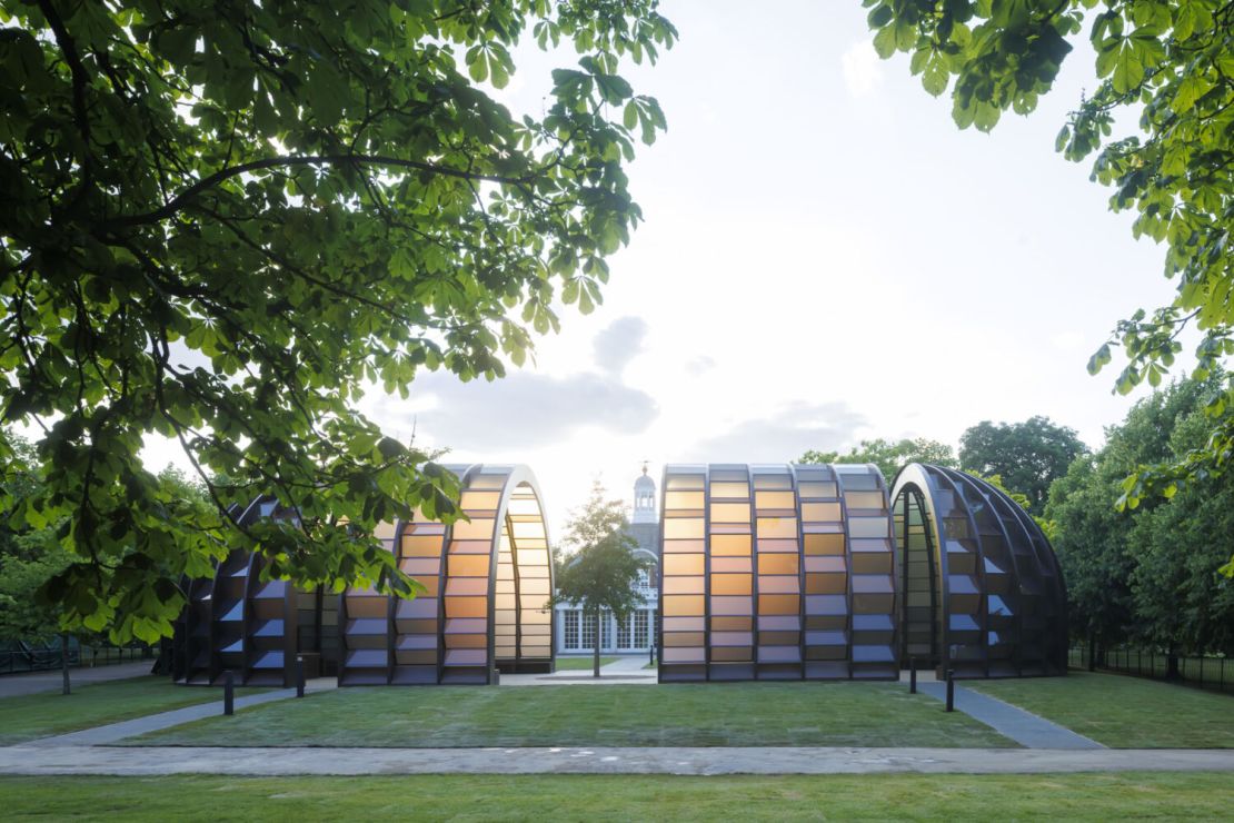 Tabassum's capsule-shaped structure is punctuated by a gingko tree — a climate-resistant species of flora.