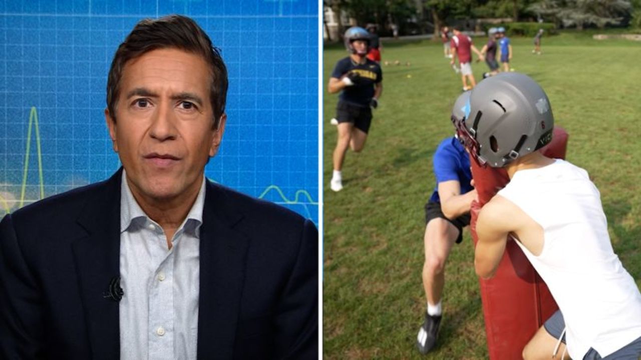 El Dr. Sanjay Gupta analiza si es seguro o no que tus hijos jueguen al fútbol americano en la escuela. Estas son tres recomendaciones a tener en cuenta para evitar la encefalopatía traumática crónica (CTE) causada por los golpes en la cabeza.