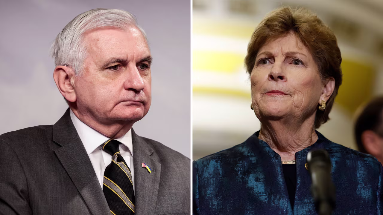 Sen. Jack Reed, left, and Sen. Jeanne Shaheen. 