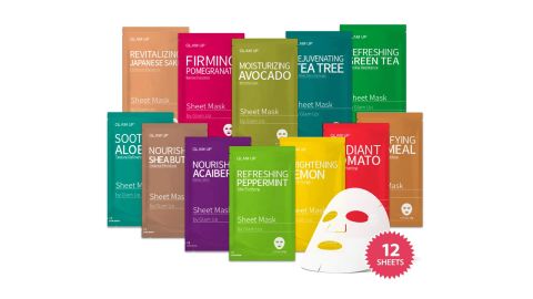 Sheet Mask by Glam Up, 12-Pack