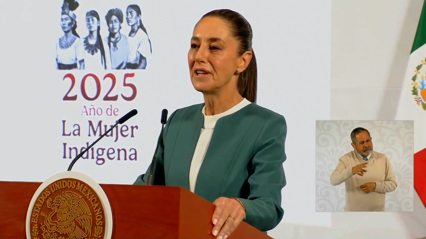 Claudia Sheinbaum, presidenta de México.