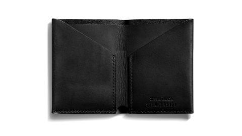 Shinola Utility Folded Leather Card Holder