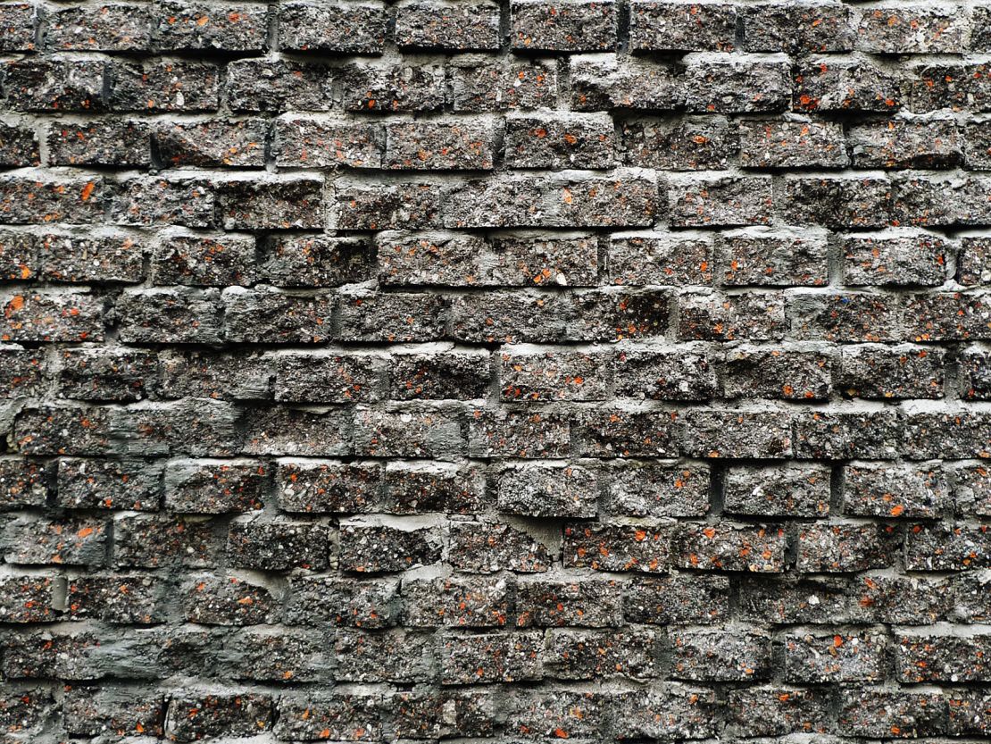 Liu's "Rebirth Bricks," made using rubble from the 2008 Sichuan earthquake, are pictured in use at the Shuijingfang Museum in Chengdu.