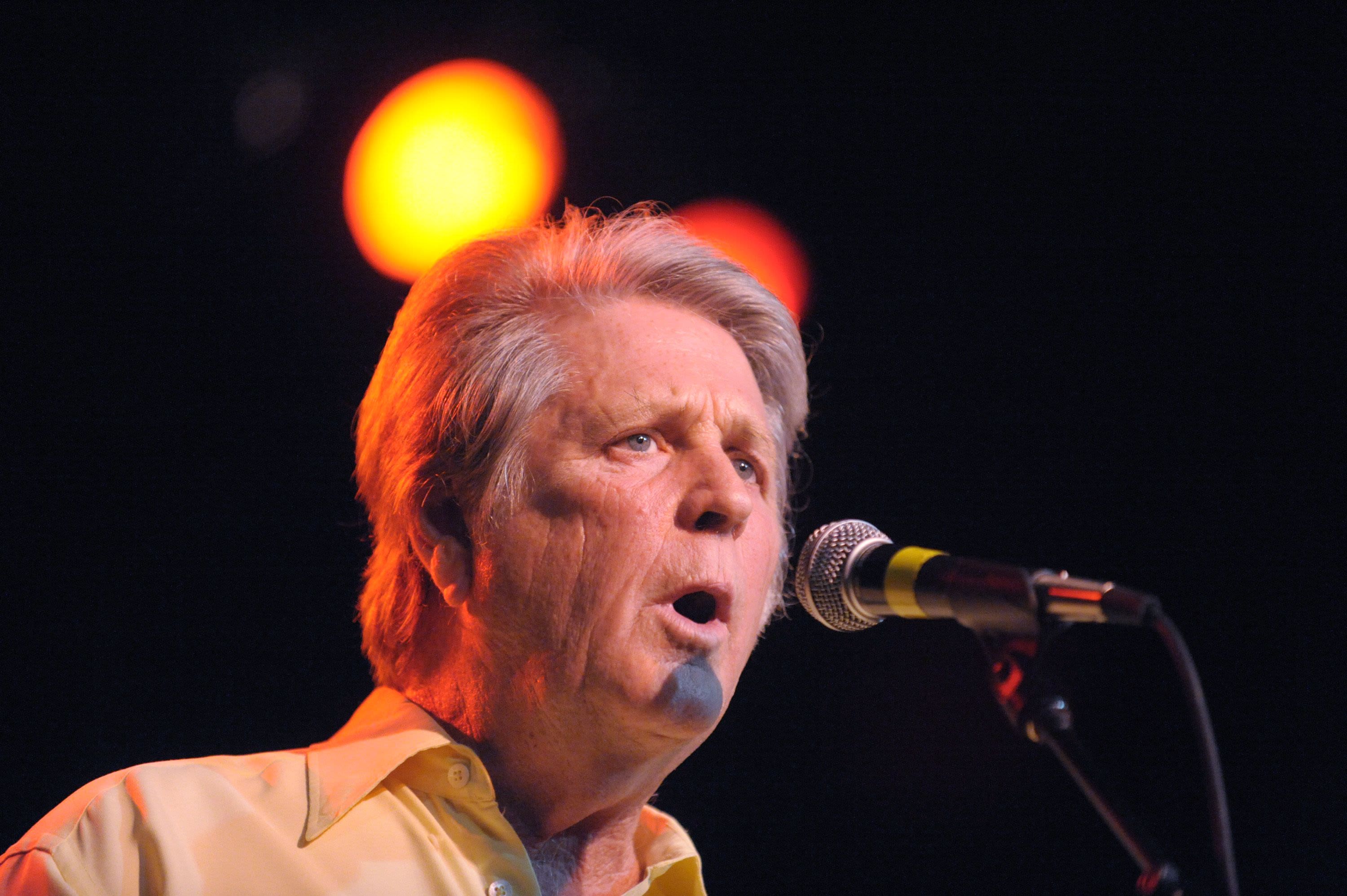 Brian Wilson performs in Los Angeles in 2008.