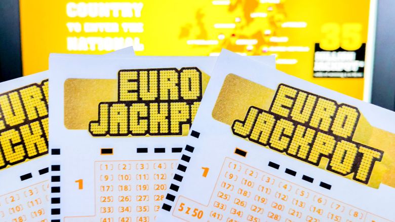 Mandatory Credit: Photo by Beata Zawrzel/NurPhoto/Shutterstock (12392266c)
Close-Up of Eurojackpot lottery betting tickets. Krakow, Poland on August 31, 2021.
Eurojackpot Lottery Tickets, Krakow, Poland - 31 Aug 2021